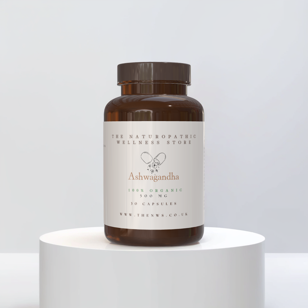 Ashwagandha 500mg organic 30 60 or 90 capsules bioavailable