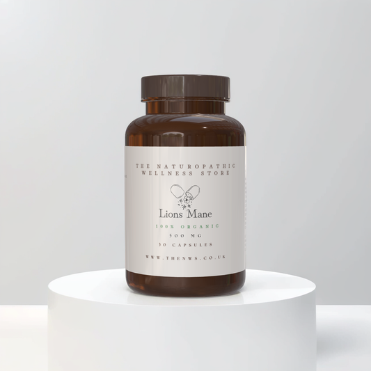 Lions mane 500mg organic 30 or 60 capsules bioavailable 