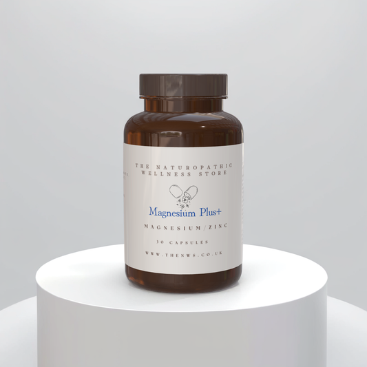 Magnesium biglycinate and Zinc 30 capsules in jar