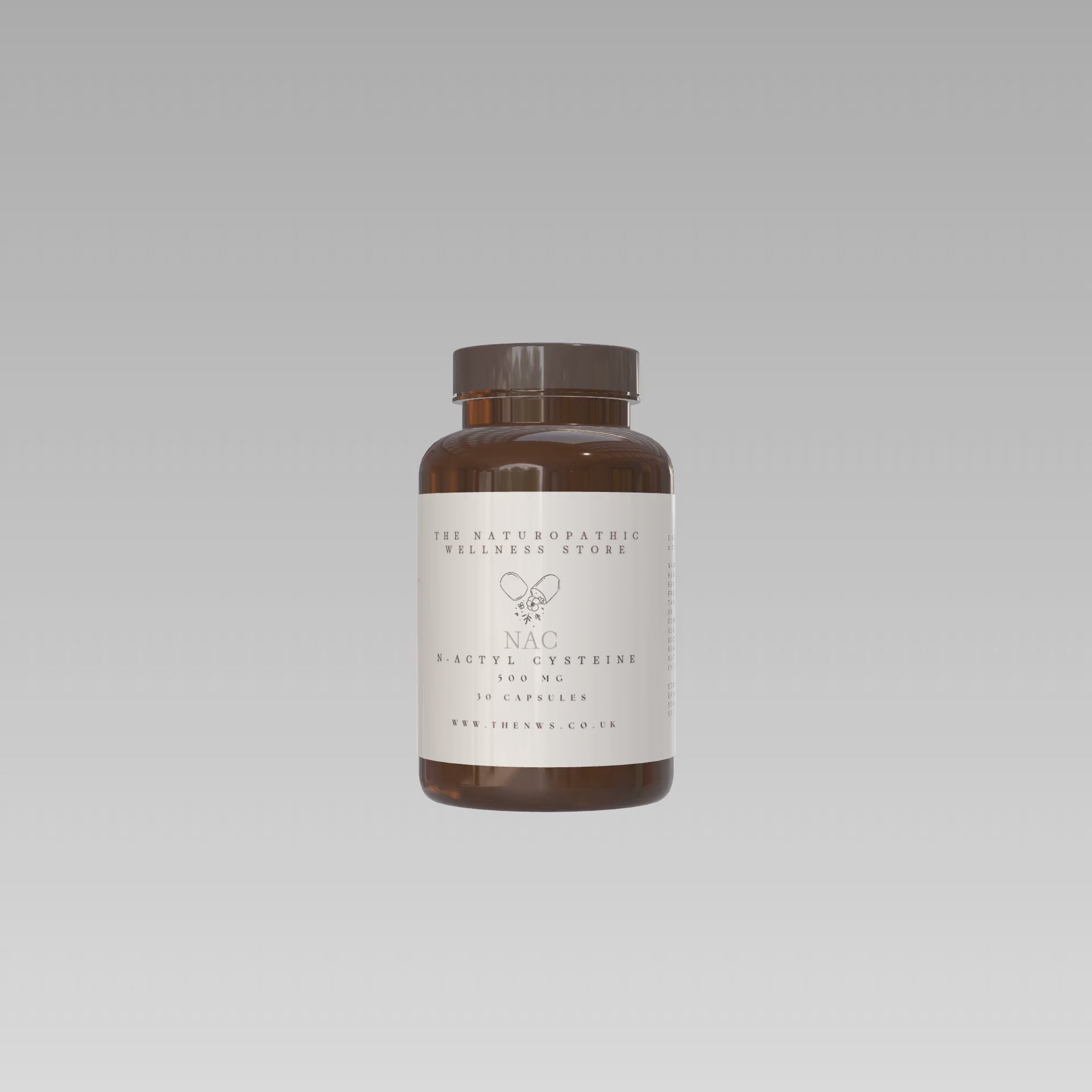 N-Acetyl Cysteine (NAC) 500mg 30 60 or 90 capsules bioavailable 